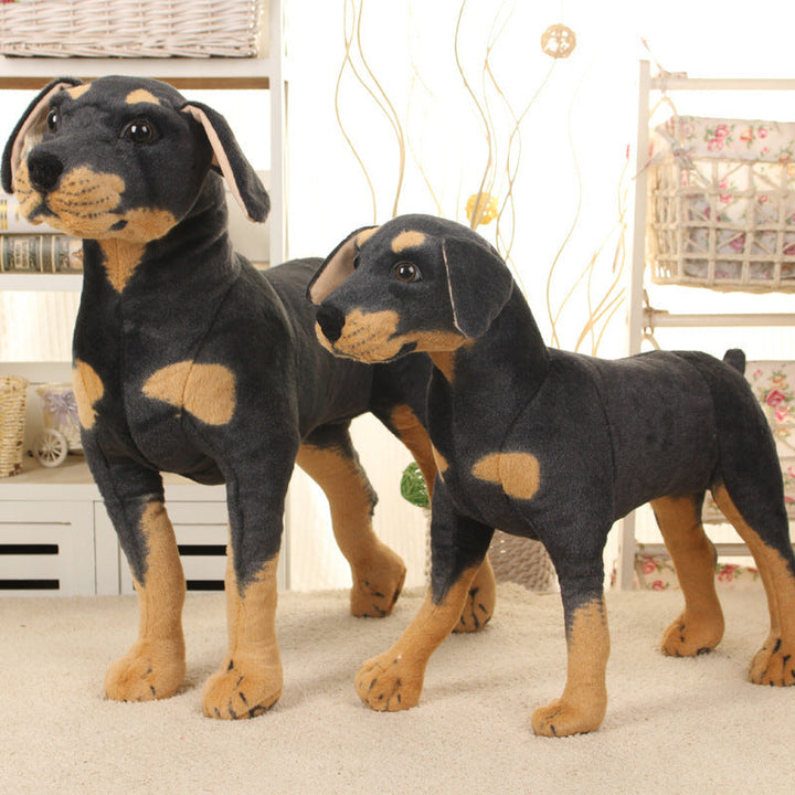 Discover the Joy of Black Dog Simulation Doll Plush Toys