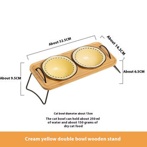 Transform Your Pet's Dining Experience with Our Multi-functional Ceramic Cat Bowl