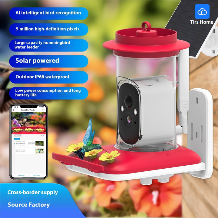 Discover the Wonders of Nature with the Intelligent Visual Hummingbird Water Feeder