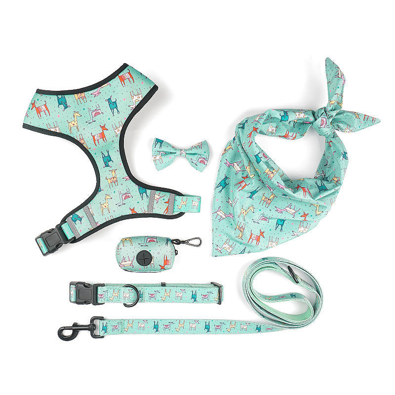 Enhance Your Walks with Our Pet Dog Leash Harness With Bow