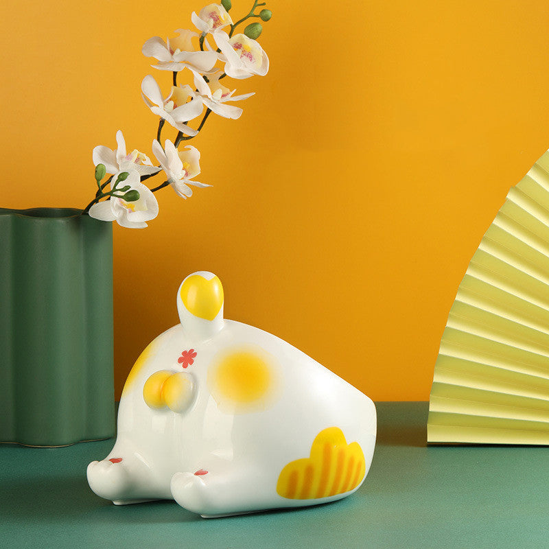 Ceramic Pet Bowl Cat Bowls Feeding Holder