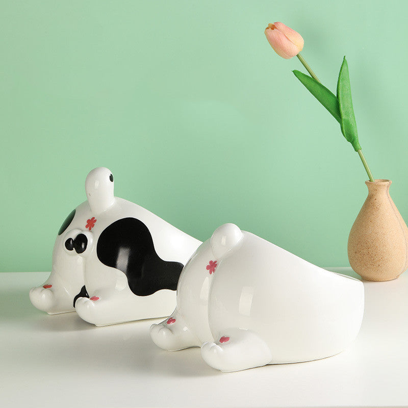 Ceramic Pet Bowl Cat Bowls Feeding Holder