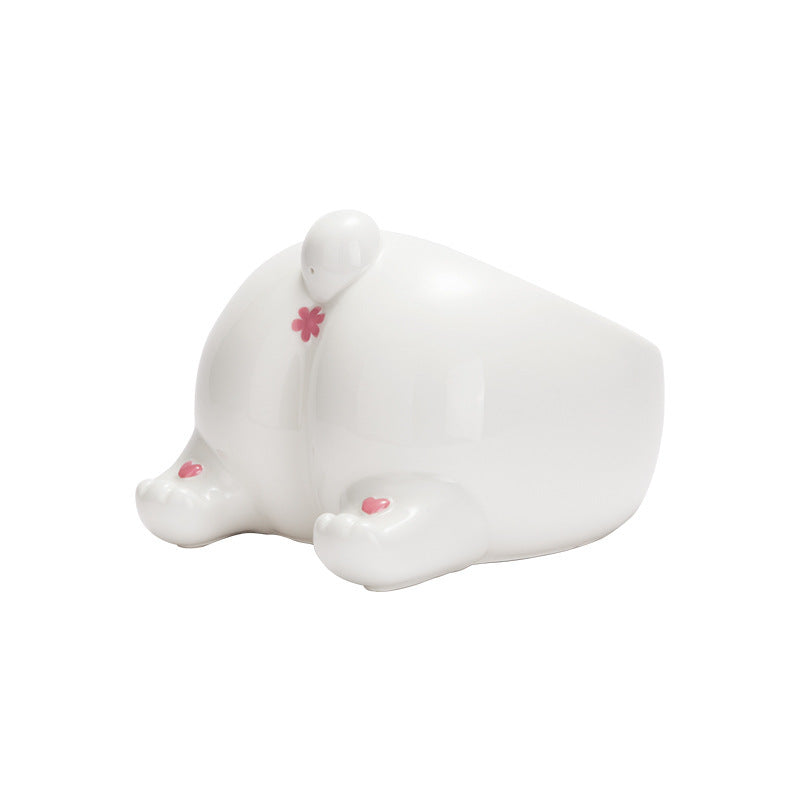 Ceramic Pet Bowl Cat Bowls Feeding Holder