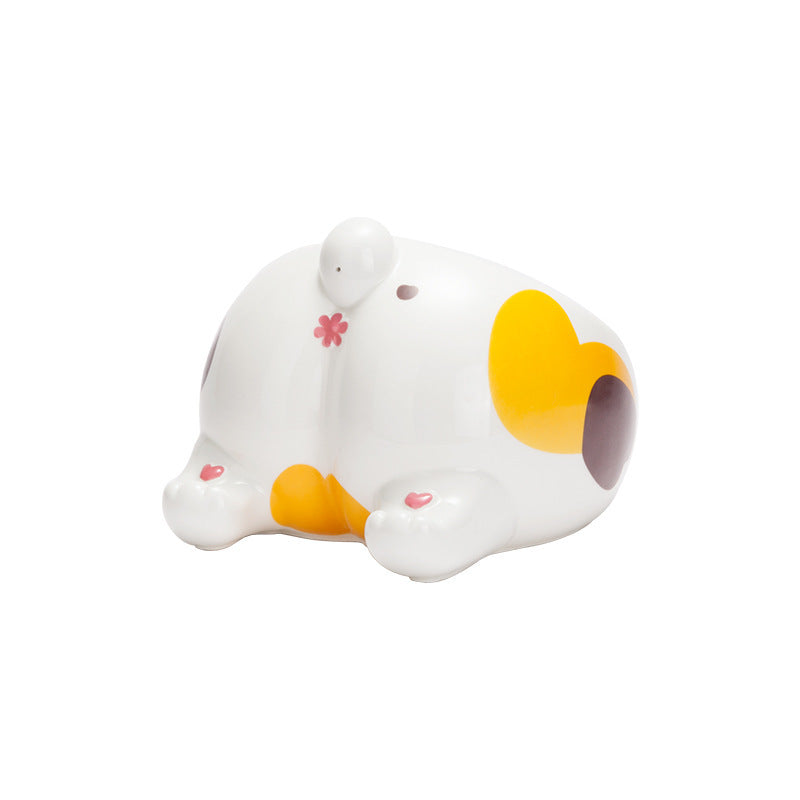 Ceramic Pet Bowl Cat Bowls Feeding Holder