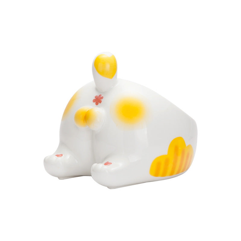 Ceramic Pet Bowl Cat Bowls Feeding Holder