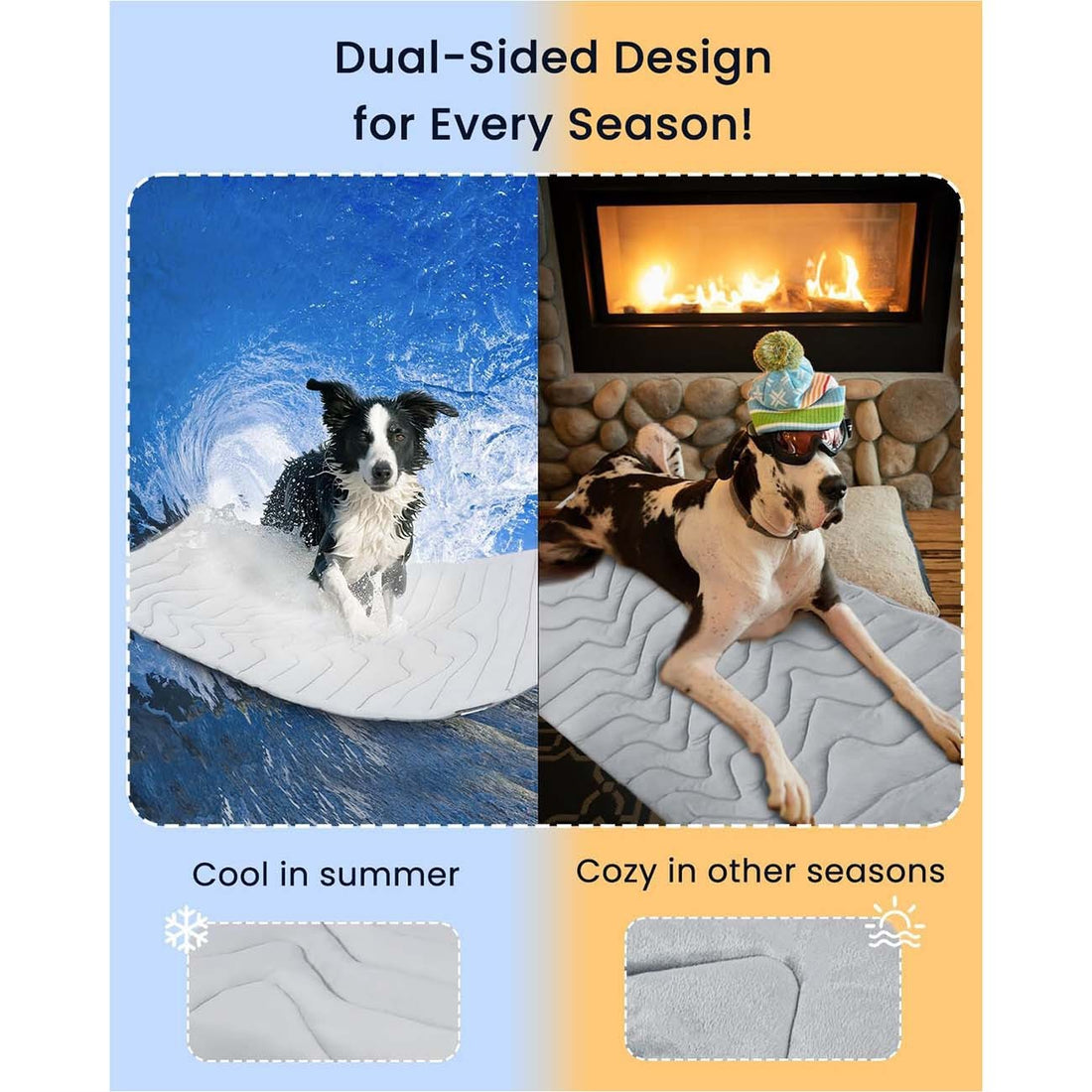 Pet Ice Cold And Warm Dual-purpose Pad