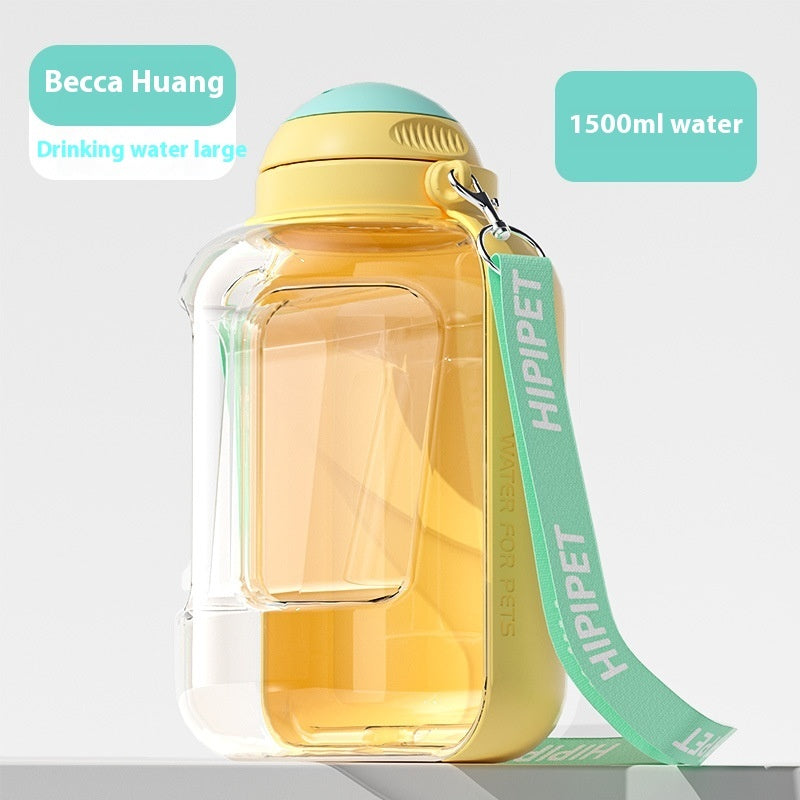 Drinking Pot Cat Water Dispenser Portable Water Cup