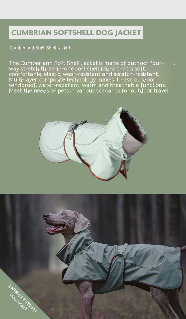 Outdoor Soft Shell Warm Dog Soft Shell Jacket