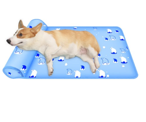 Summer Cooling Dog Mat With Pillow
