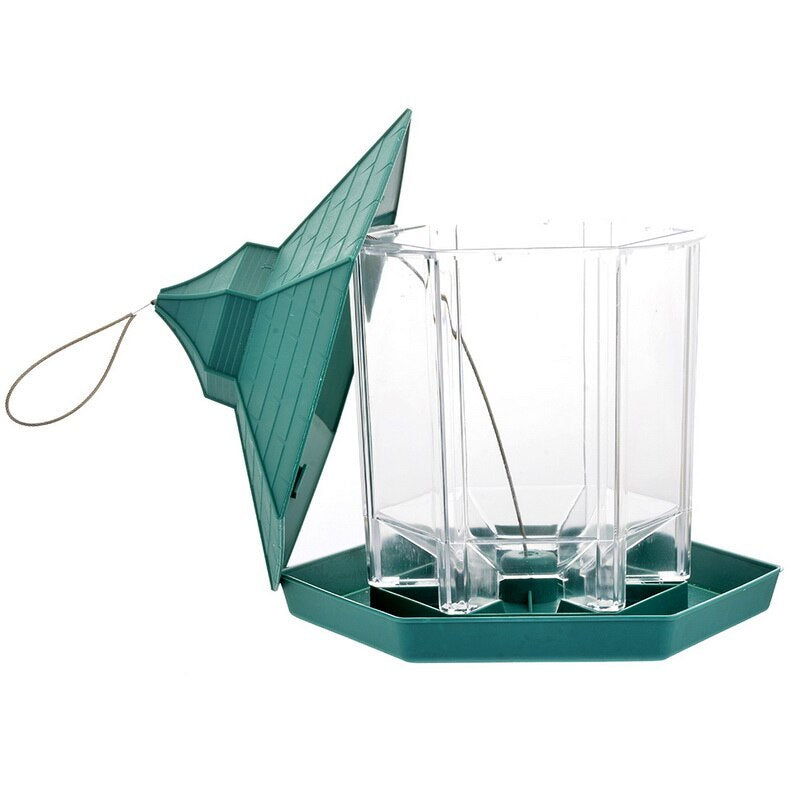 Outdoor Balcony Waterproof Hanging Bird Feeder