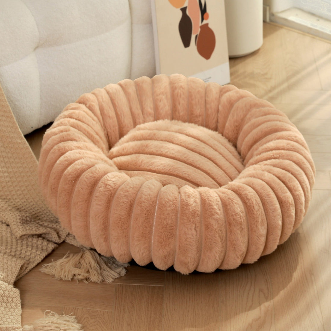 Pet Nest Straight Rabbit Plush Mat