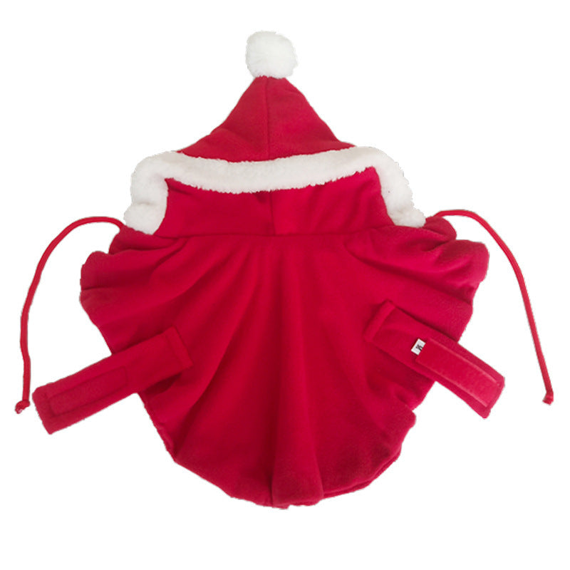 Dog Pet Christmas Cloak With Hood Clothes