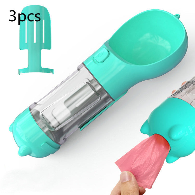 Outdoor Travel 3 In 1 Dog Water Bottle