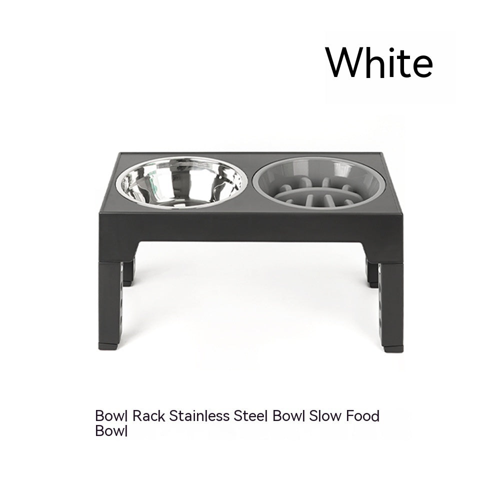 Lifting Dog Bowl Rack Neck Protection