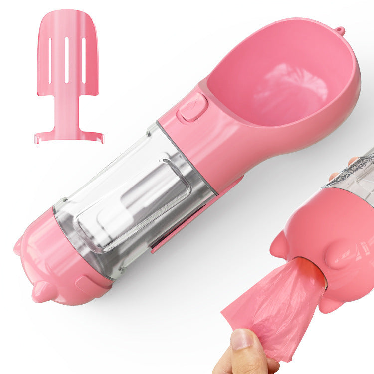 Outdoor Travel 3 In 1 Dog Water Bottle