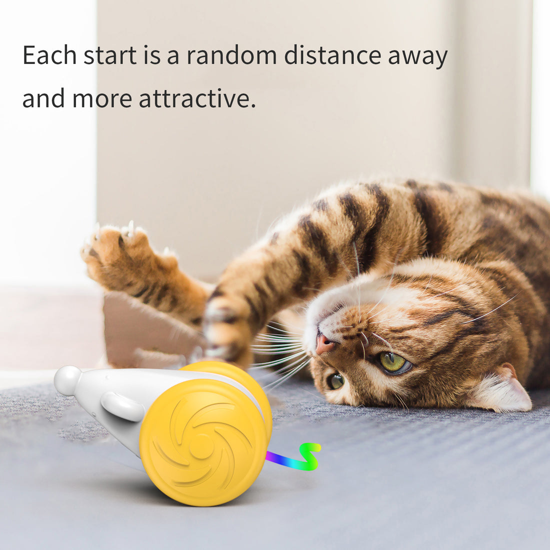 Interactive Toy For Cats Simulation Mouse