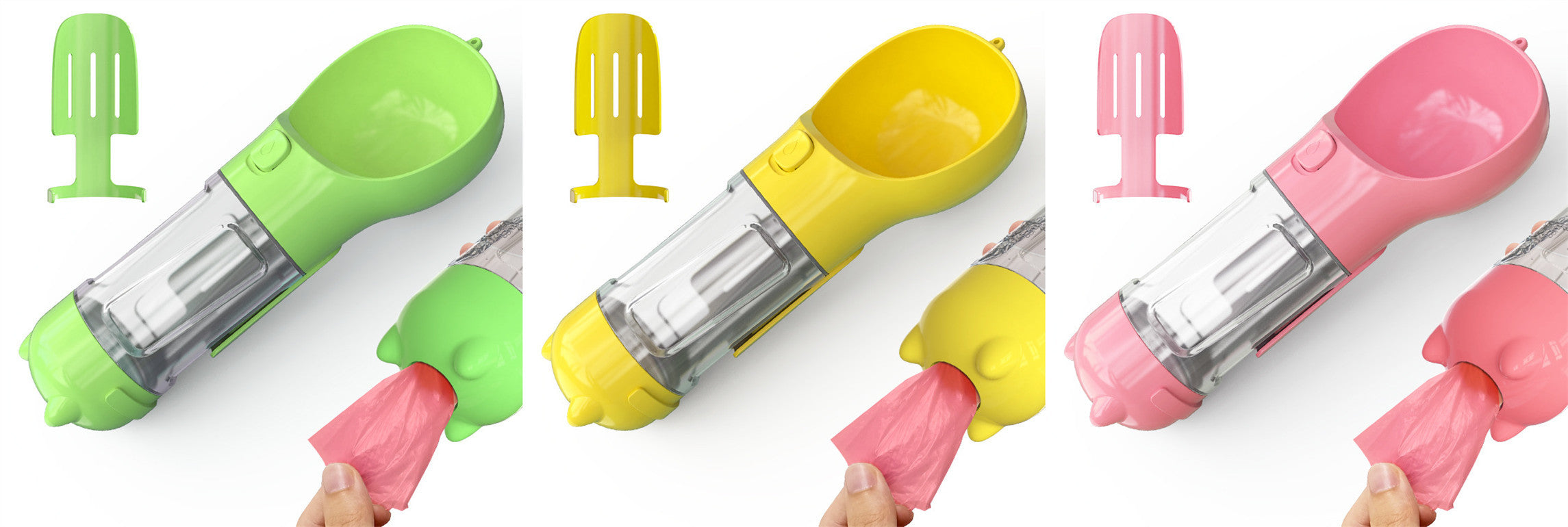 Outdoor Travel 3 In 1 Dog Water Bottle