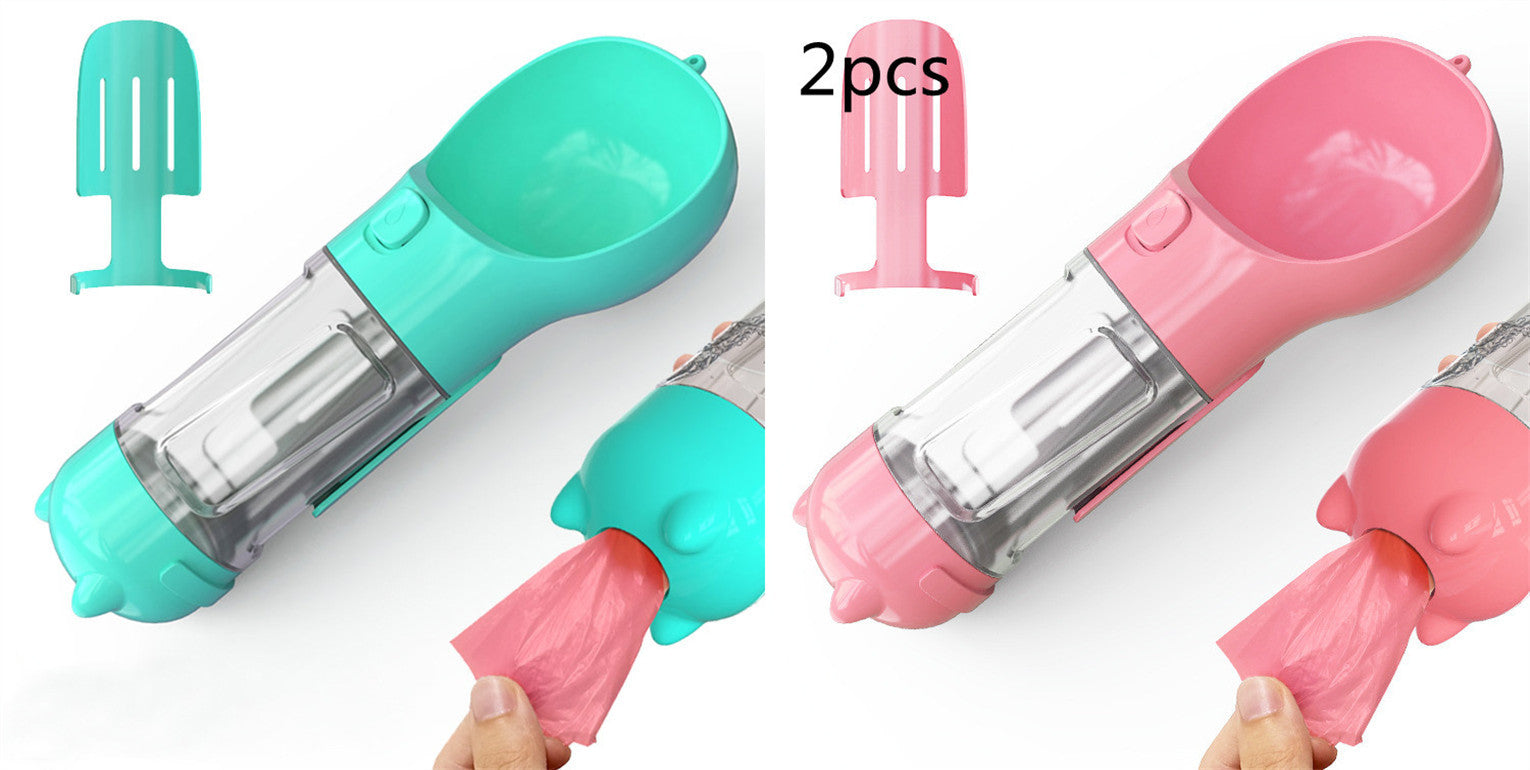 Outdoor Travel 3 In 1 Dog Water Bottle