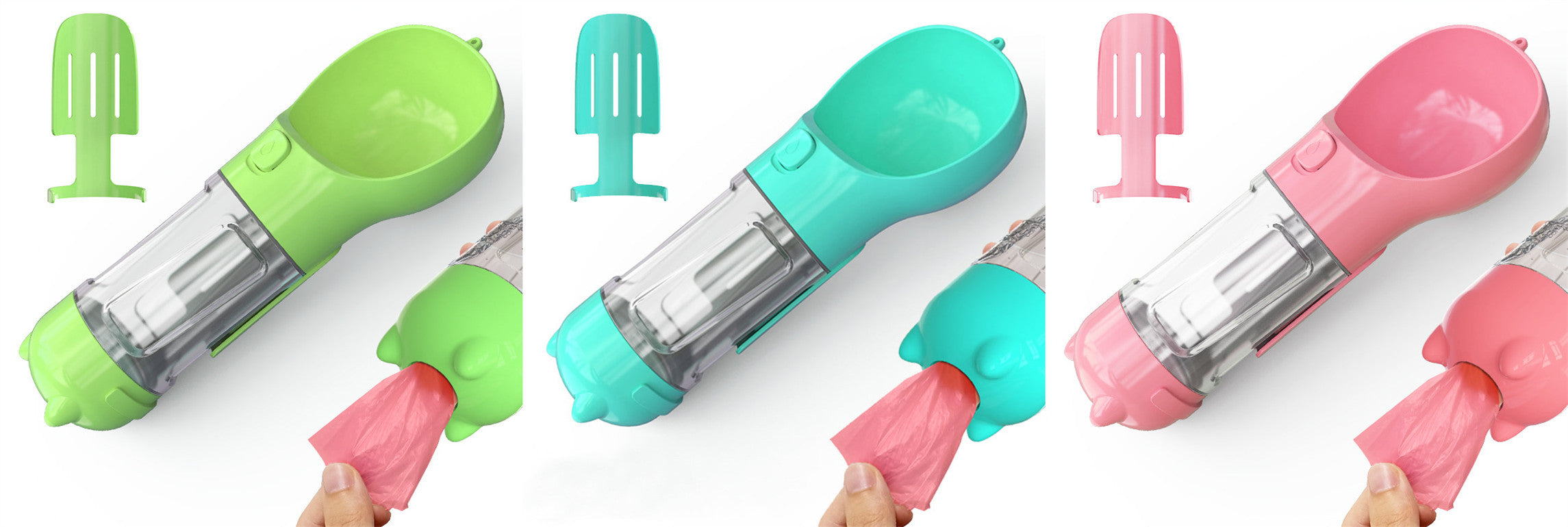 Outdoor Travel 3 In 1 Dog Water Bottle