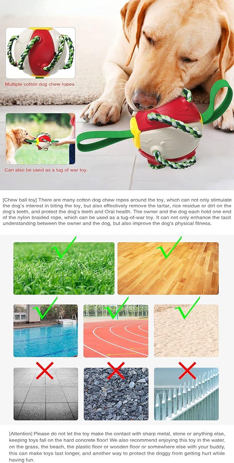 Pet Flying Saucer Ball Dog Toy