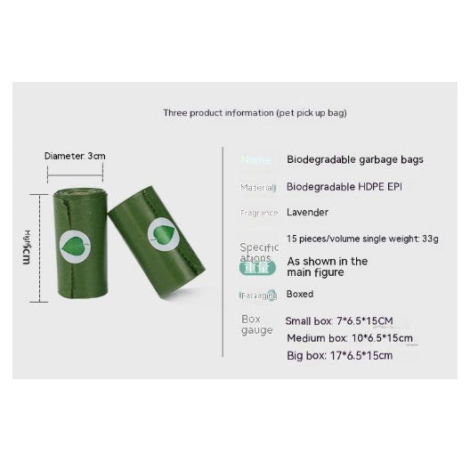 Fragrance Degradable Pet Garbage Bag