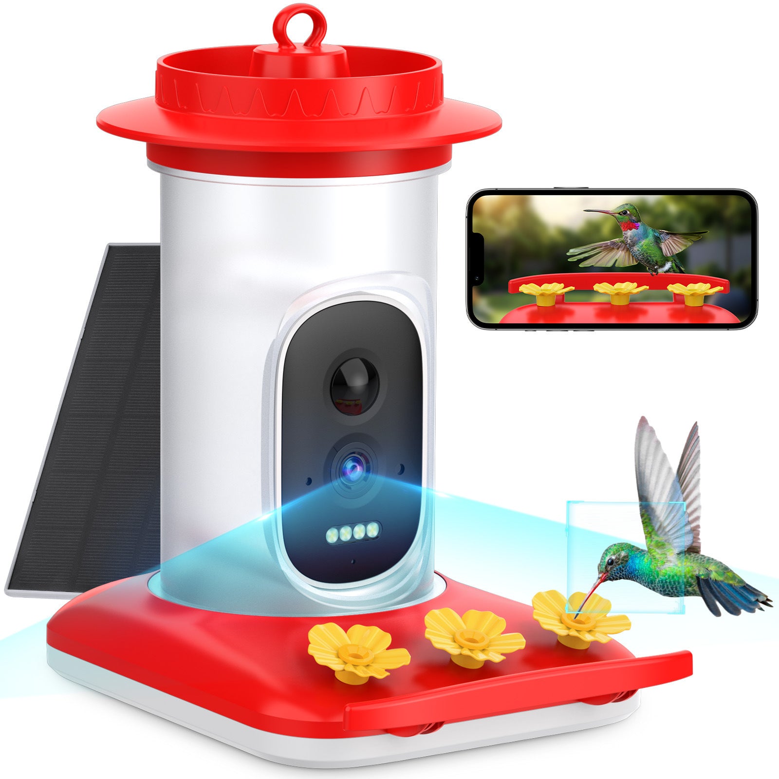 Intelligent Visual Hummingbird Water Feeder