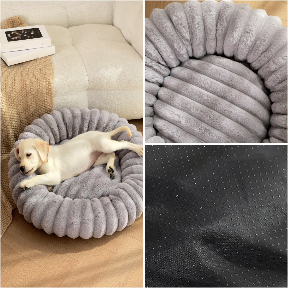 Pet Nest Straight Rabbit Plush Mat