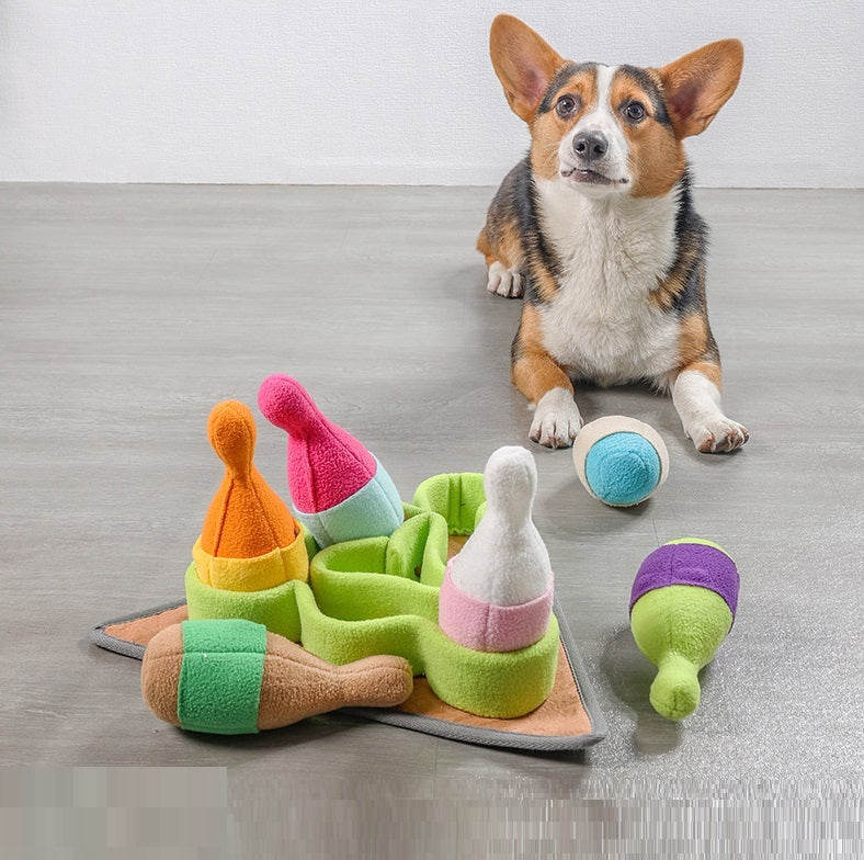 Pet Puzzle Sports Training Bowling Toys