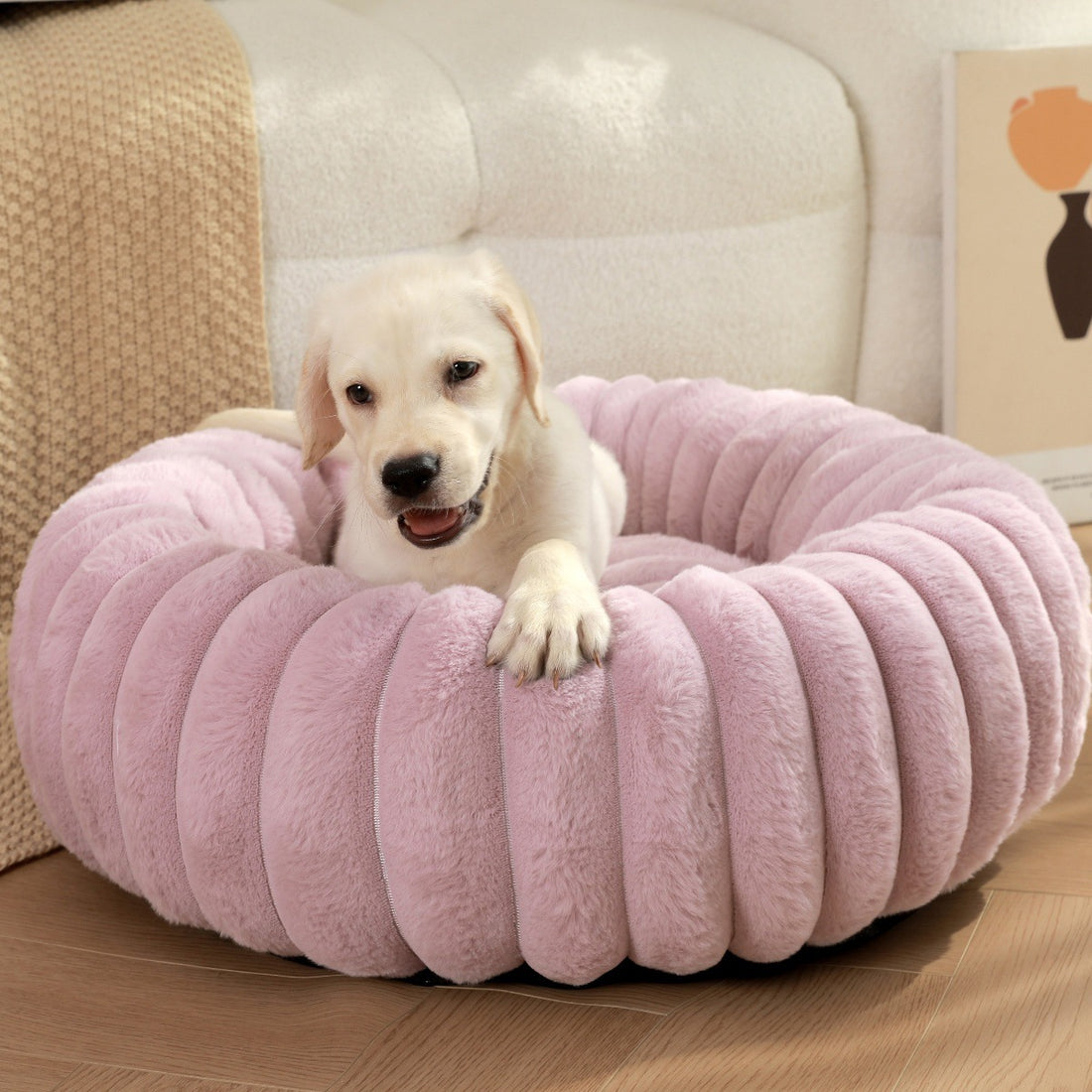 Pet Nest Straight Rabbit Plush Mat
