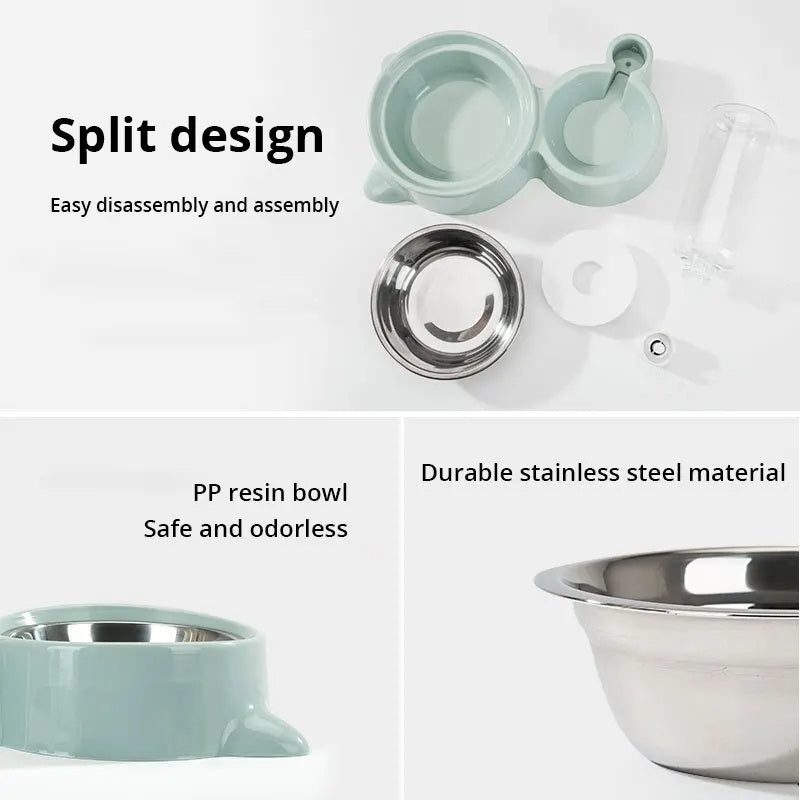 Pet Dog Cat Bowl Fountain Water Feeder