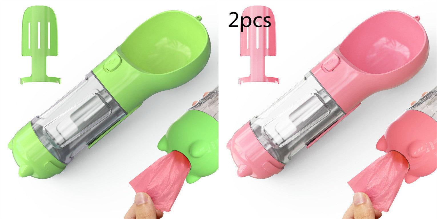 Outdoor Travel 3 In 1 Dog Water Bottle