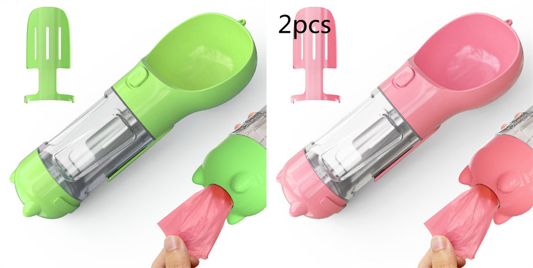 Outdoor Travel 3 In 1 Dog Water Bottle